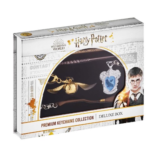 P.M.I. Harry Potter Metal Premium Keychains Collection - 6 Pack Deluxe Box (Random) (HP8550)