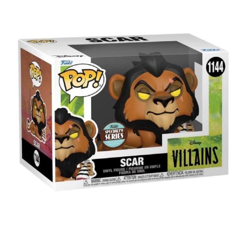 Funko Pop! Disney Villains: Lion King - Scar (with Meat) (Specialty Series Limited Edition) #1144 Vinyl Figure