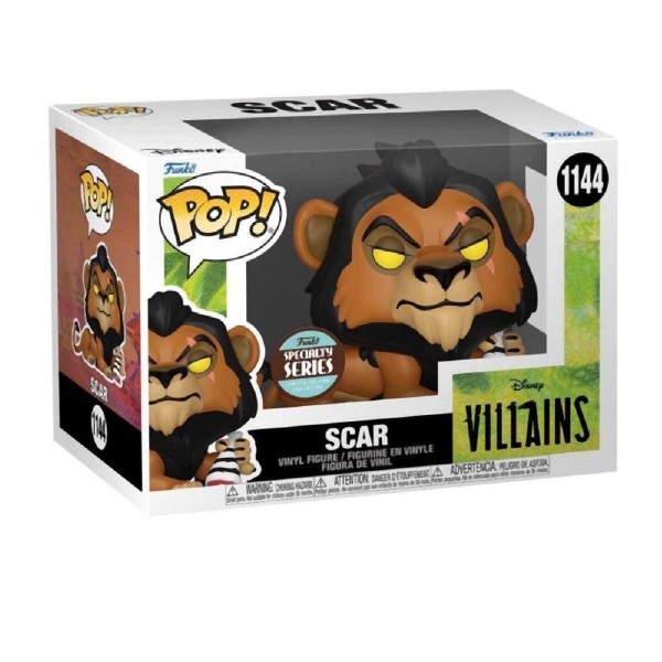 Funko Pop! Disney Villains: Lion King - Scar (with Meat) (Specialty Series Limited Edition) #1144 Vinyl Figure