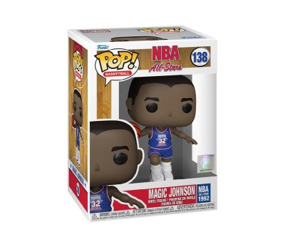 Funko Pop! Basketball: NBA All Stars - Magic Johnson (Blue All Star Uni 1992) #138 Vinyl Figure