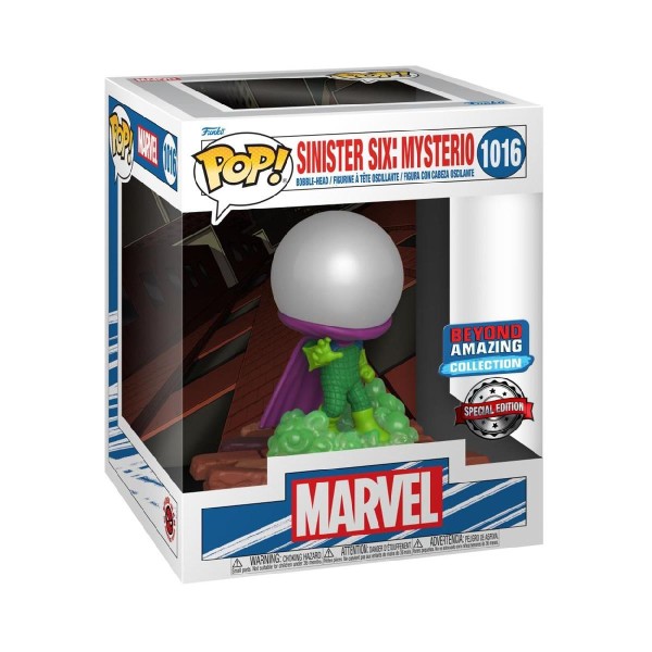 Funko Pop! Deluxe: Marvel Sinister Six: Mysterio (Amazon Exclusive) #1016 Bobble-Head Vinyl Figure Funko Pop! Deluxe: Marvel Sinister Six: Mysterio (Amazon Exclusive) #1016 Bobble-Head Vinyl Figure