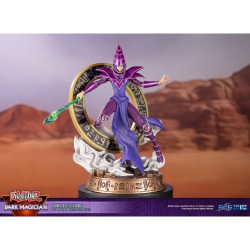F4F Yu-Gi-Oh! - Dark Magician Purple Variant PVC Statue (29cm) (YGODMPS)
