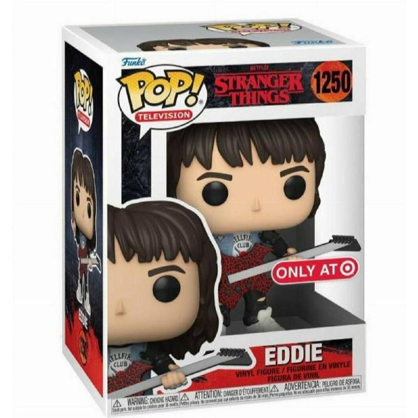 Funko Pop! Television: Netflix Stranger Things Season 4 - Eddie (Special Edition) #1250 Vinyl Figure Funko Pop! Television: Netflix Stranger Things Season 4 - Eddie (Special Edition) #1250 Vinyl Figure