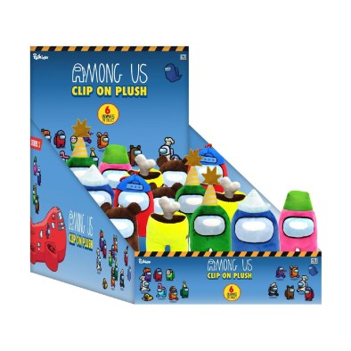 P.M.I. Among Us Clip On Plush Characters 13cm (S2) (AU7204) (τυχαία επιλογή)