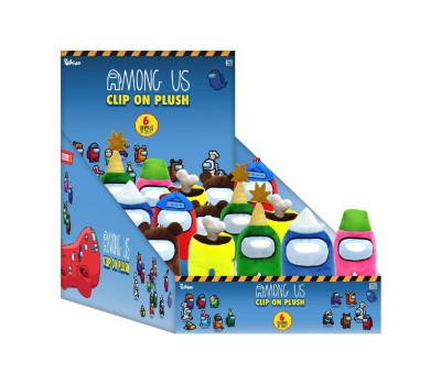 P.M.I. Among Us Clip On Plush Characters 13cm (S2) (AU7204) (τυχαία επιλογή)