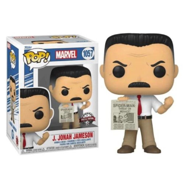 Funko Pop! Marvel Comics: Beyond Amazing - J. Jonah Jameson (Special Edition) #1057 Bobble-Head Vinyl Figure