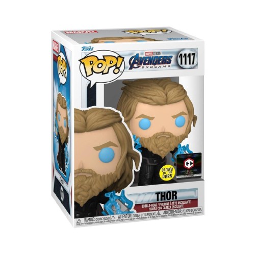 Funko Pop! Marvel Avengers Endgame - Thor* (with Thunder) (Glows in the Dark) (Special Edition) #1117 Bobble-Head Vinyl Figure