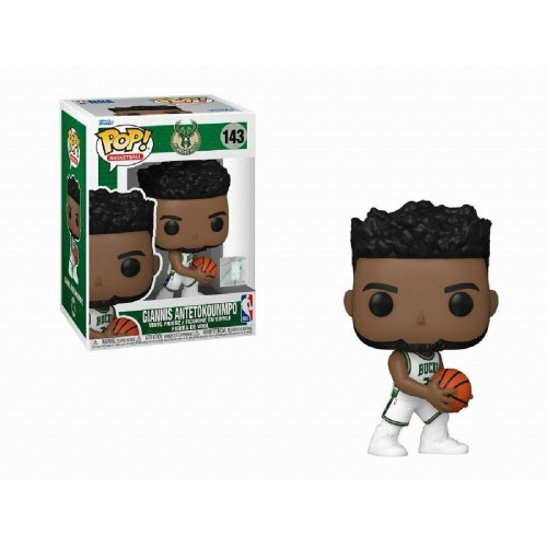 Funko Pop! Basketball NBA: Milwaukee Bucks - Giannis Antetokounmpo (City Edition 2021) #143 Vinyl Figure