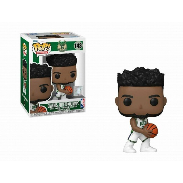 Funko Pop! Basketball NBA: Milwaukee Bucks - Giannis Antetokounmpo (City Edition 2021) #143 Vinyl Figure