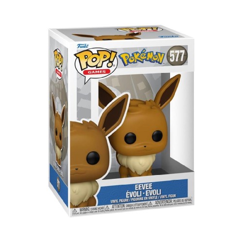 Funko Pop! Games: Pokemon - Eevee Evoli Evoli #577 Vinyl Figure Funko Pop! Games: Pokemon - Eevee Evoli Evoli #577 Vinyl Figure