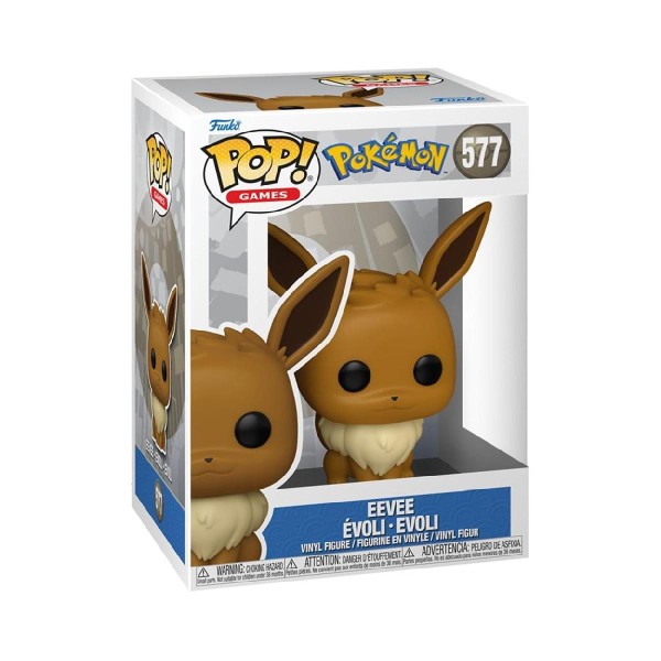 Funko Pop! Games: Pokemon - Eevee Evoli Evoli #577 Vinyl Figure Funko Pop! Games: Pokemon - Eevee Evoli Evoli #577 Vinyl Figure