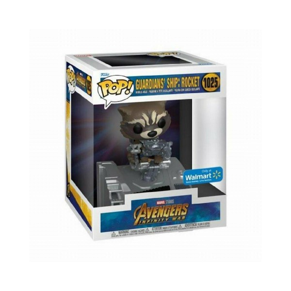Funko Pop! Deluxe: Marvel Avengers Infinity War - Guardians' Ship: Rocket (Special Edition) #1025 Bobble-Head Vinyl Figure Funko Pop! Deluxe: Marvel Avengers Infinity War - Guardians' Ship: Rocket (Special Edition) #1025 Bobble-Head Vinyl Figure