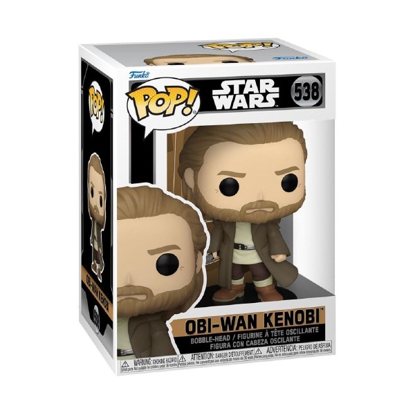 Funko Pop! Disney Star Wars - Obi-Wan Kenobi #538 Bobble-Head Vinyl Figure