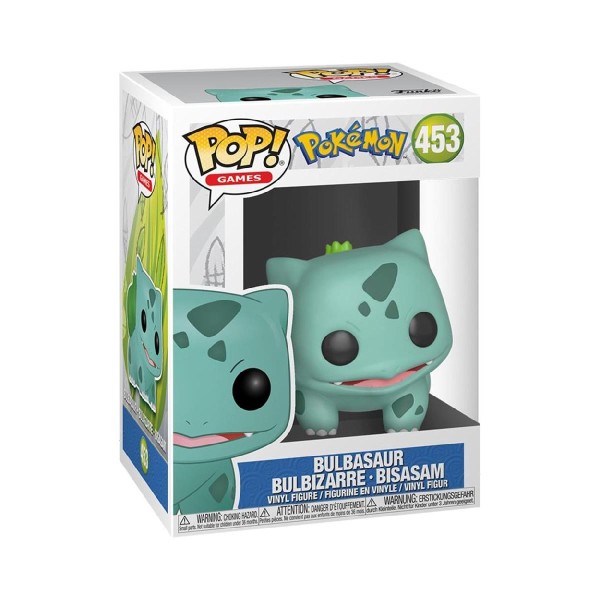 Funko Pop! Games: Pokemon - Bulbasaur Bulbizarre - Bisasam #453 Vinyl Figure Funko Pop! Games: Pokemon - Bulbasaur Bulbizarre - Bisasam #453 Vinyl Figure