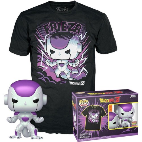 Funko Pop!  Tee (Adult): Dragon Ball Z - Frieza 4th Form Vinyl Figure  T-Shirt (L)