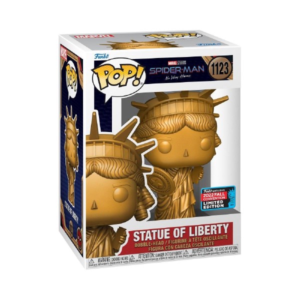 Funko Pop! Marvel: Spider-Man No Way Home - Statue Liberty (with Shield) (2022 Fall Convention Limited Edition) #1123 Bobble-Head Vinyl Figure