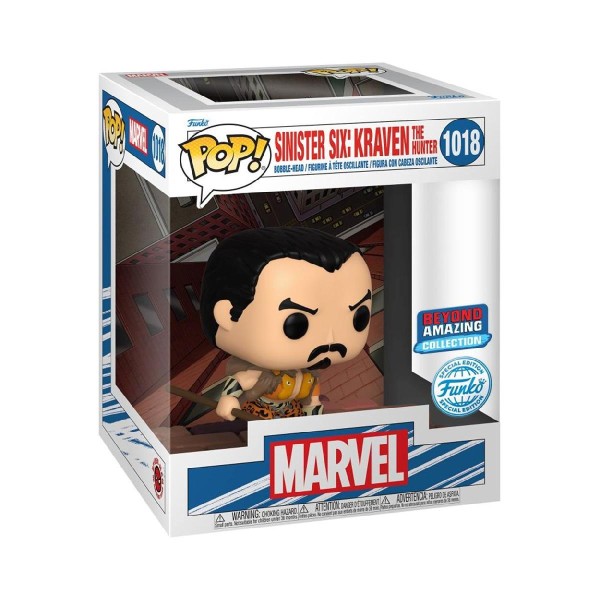 Funko Pop! Deluxe Marvel Comics: Beyond Amazing Collection - Sinister Six: Kraven The Hunter (Special Edition) #1018 Bobble-Head Vinyl Figure Funko Pop! Deluxe Marvel Comics: Beyond Amazing Collection - Sinister Six: Kraven The Hunter (Special Edition) #1018 Bobble-Head Vinyl Figure