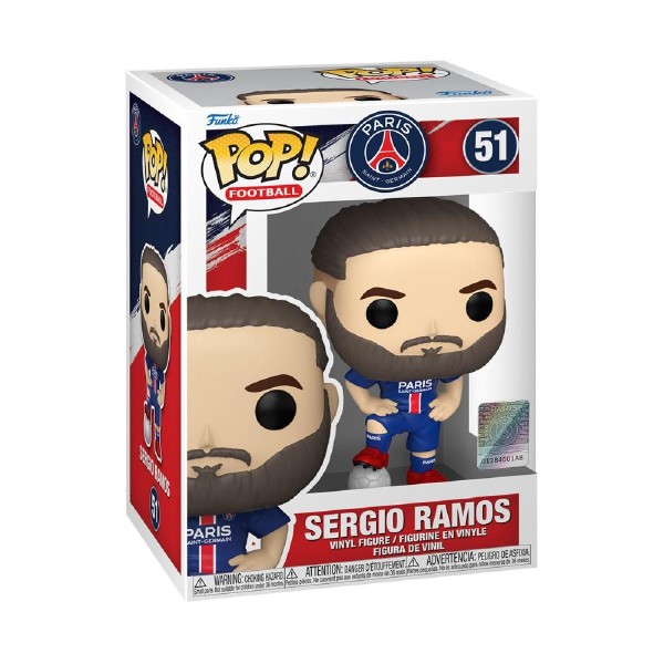 Funko Pop! Football: Paris Saint Germain - Sergio Ramos #51 Vinyl Figure