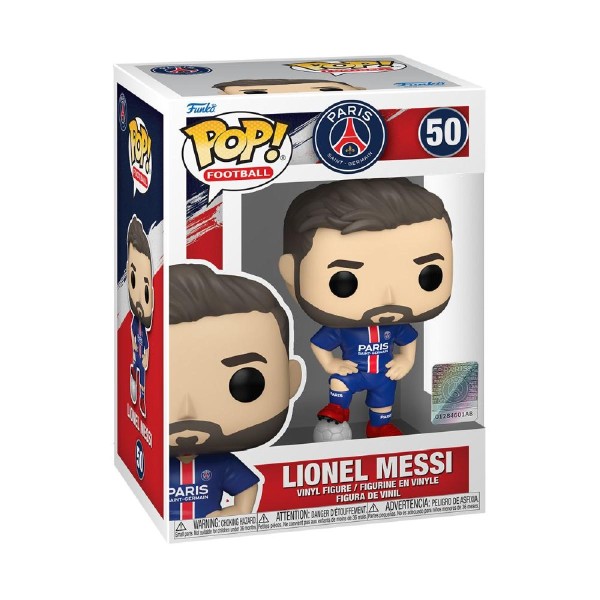 Funko Pop! Football: Paris Saint Germain - Lionel Messi #50 Vinyl Figure