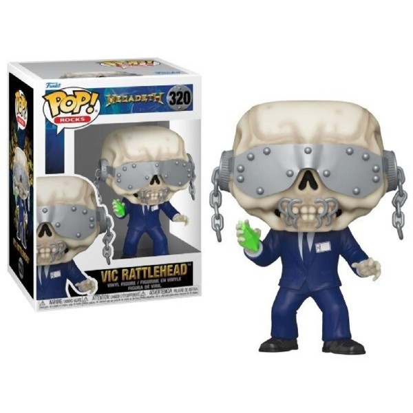 Funko Pop! Rocks: Megadeth - Vic Rattlehead #320 Vinyl Figure