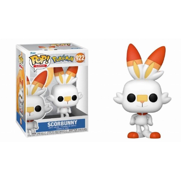 Funko Pop! Games: Pokemon - Scorbunny #922 Vinyl Figure