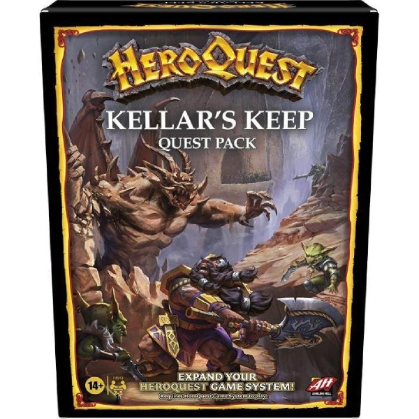 Hasbro Avalon Hill HeroQuest: Kellars Keep Quest Pack (Expansion) (English Language) (F4543)