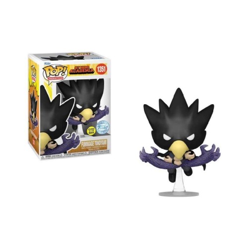 Funko Pop! Animation: My Hero Academia S10 - Fumikage Tokoyami (FA) (Glows in the Dark) (Special Edition) #1351 Vinyl Figure