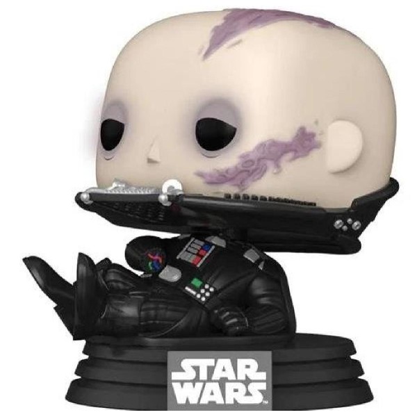 Funko Pop! Disney Star Wars: Return of the Jedi 40th - Darth Vader (Unmasked) #610 Bobble-Head Vinyl Figure