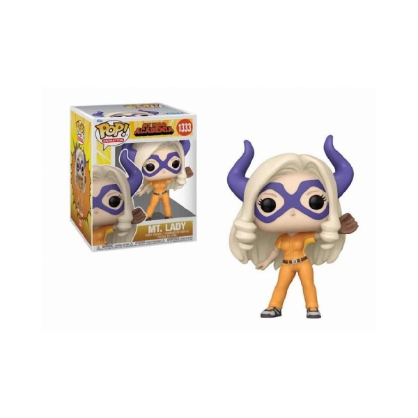 Funko Pop! Super Animation: My Hero Academia - Mt. Lady (Baseball) #1333 Vinyl Figure (6 Funko Pop! Super Animation: My Hero Academia - Mt. Lady (Baseball) #1333 Vinyl Figure (6