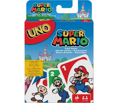Mattel UNO Super Mario Card Game (Excl.) (DRD00)
