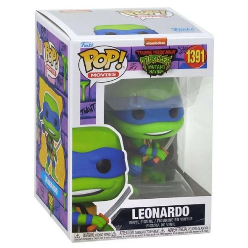 Funko Pop! Movies: Teenage Mutant Ninja Turtles Mutant Mayhem - Leonardo #1391 Vinyl Figure