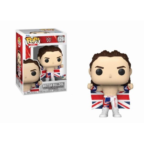 Funko Pop! WWE - British Bulldog #126 Vinyl Figure