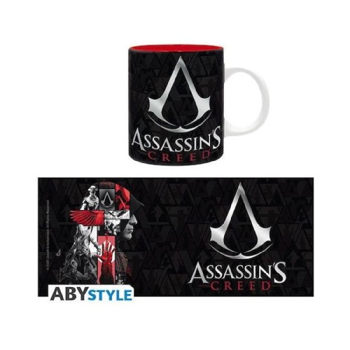 Abysse Assassin's Creed - Crest Black & Red Mug (320ml) (ABYMUGA204)