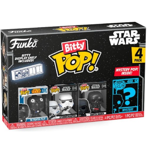 Funko Bitty Pop! 4-Pack: Disney Star Wars - Darth Vader Vinyl Figures