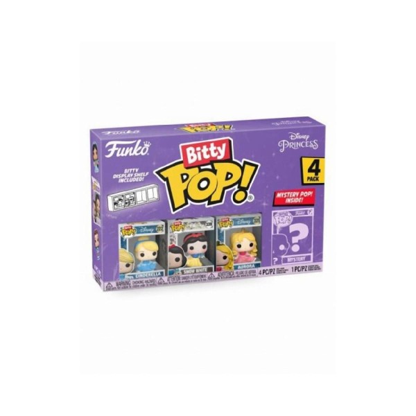 Funko Bitty Pop! 4-Pack: Disney Princess - Cinderella Vinyl Figures Funko Bitty Pop! 4-Pack: Disney Princess - Cinderella Vinyl Figures