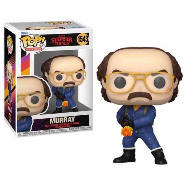 Funko Pop! Television: Stranger Things Season S3 - Murray Bauman #1543 Vinyl Figure Funko Pop! Television: Stranger Things Season S3 - Murray Bauman #1543 Vinyl Figure
