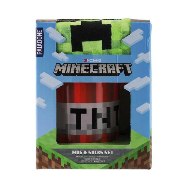 Paladone Minecraft - 3 Pair of Odd Socks (PP9471MCF)