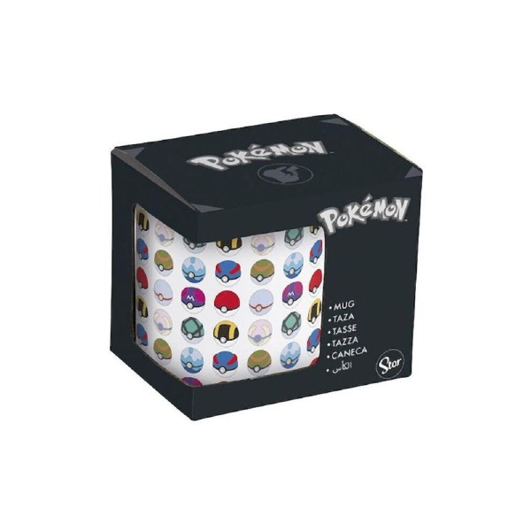 Stor Pokemon - All Pokeballs Ever Ceramic Mug in Gift Box (325ml)