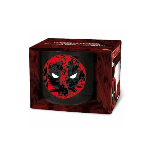 Stor Deadpool Ceramic Breakfast Mug in Gift Box (400ml)