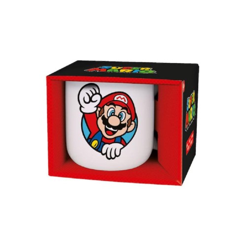 Stor Super Mario Ceramic Breakfast Mug in Gift Box (400ml)