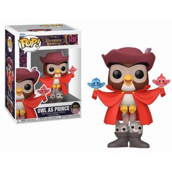 Funko Pop! Disney: Sleeping Beauty 65th Anniversary - Owl as Prince #1458 Vinyl Figure Funko Pop! Disney: Sleeping Beauty 65th Anniversary - Owl as Prince #1458 Vinyl Figure