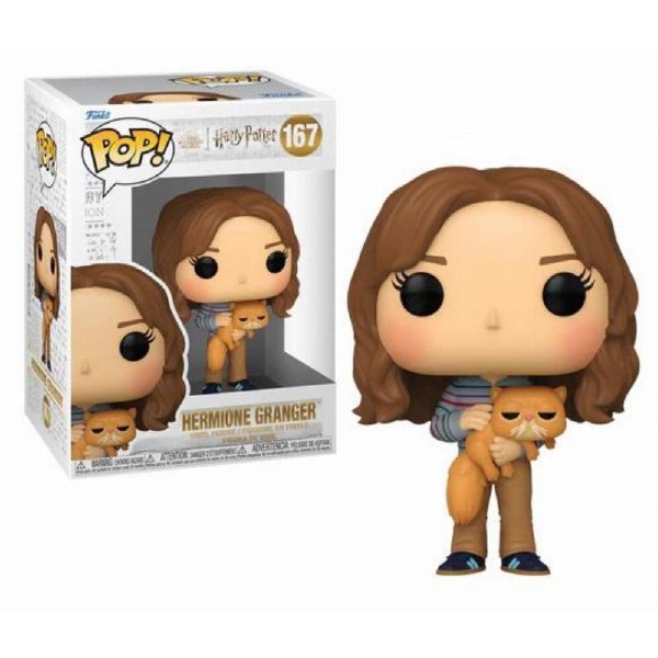 Funko Pop! &Buddy: Harry Potter Prisoner of Azkaban - Hermione Granger with Crookshanks #167 Vinyl Figure