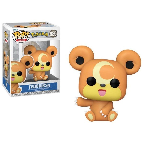 Funko Pop! Games: Pokemon - Teddiursa #985 Vinyl Figure Funko Pop! Games: Pokemon - Teddiursa #985 Vinyl Figure