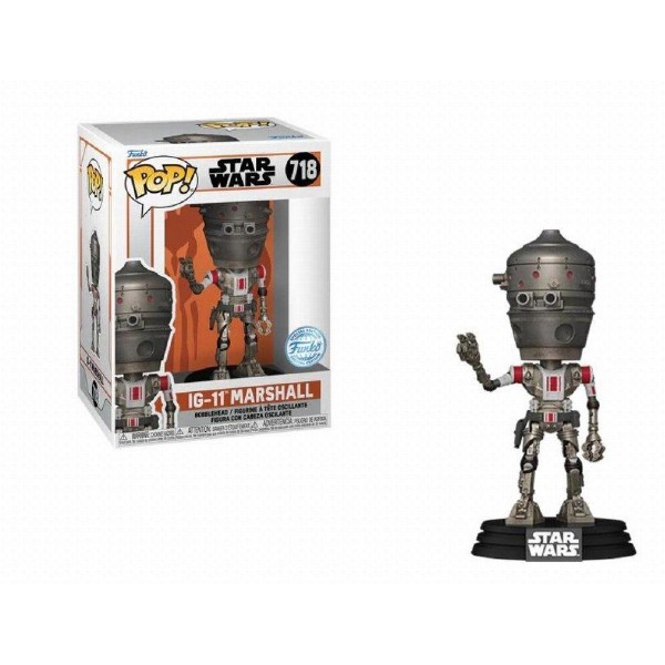 Funko Pop! Star Wars: The Mandalorian S10 - Marshal (Special Edition) #718 Bobble-Head Vinyl Figure Funko Pop! Star Wars: The Mandalorian S10 - Marshal (Special Edition) #718 Bobble-Head Vinyl Figure