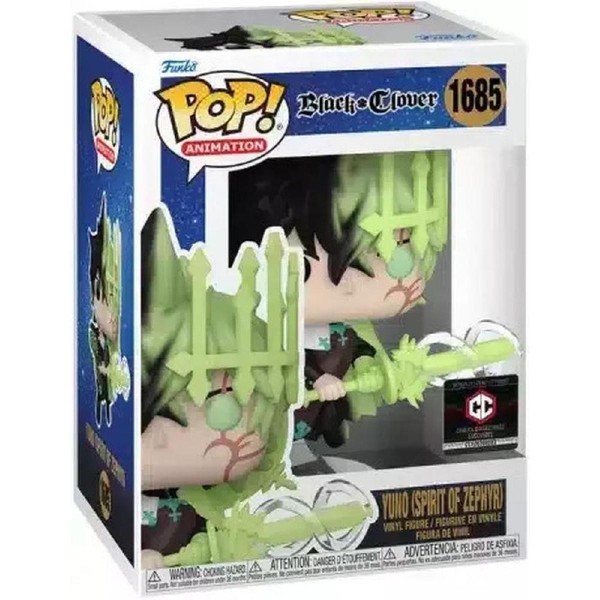 Funko Pop! Animation: Black Clover - Yuno (Spirit of Zephyr) (Special Edition) #1685 Vinyl Figure Funko Pop! Animation: Black Clover - Yuno (Spirit of Zephyr) (Special Edition) #1685 Vinyl Figure