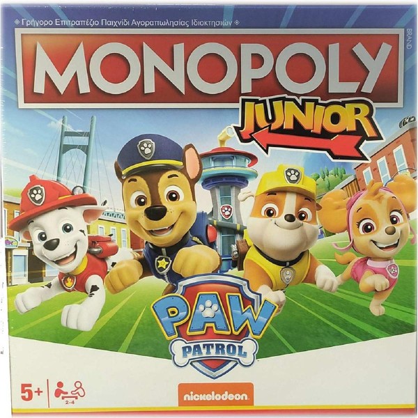 Winning Moves: Monopoly - Junior Paw Patrol Επιτραπέζιο (Ελληνική Γλώσσα) (WM04163-GRK) Winning Moves: Monopoly - Junior Paw Patrol Επιτραπέζιο (Ελληνική Γλώσσα) (WM04163-GRK)