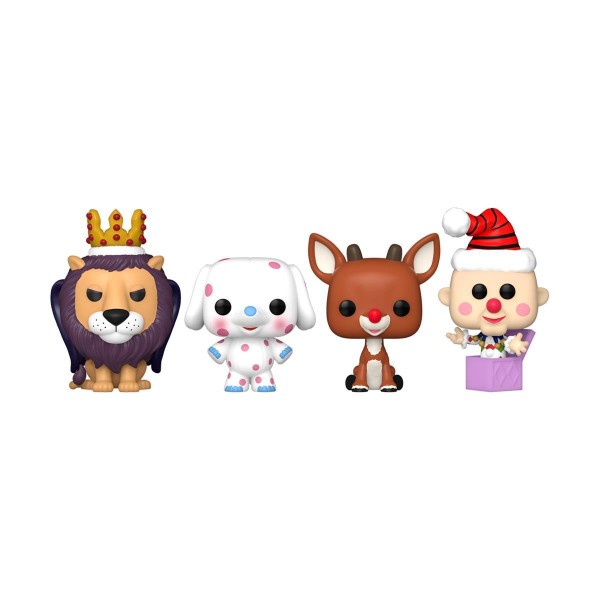 Funko Pocket Pop! 4-Pack: Rudolph The Red-Nosed Reindeer - Happy Holidays Vinyl Figures Funko Pocket Pop! 4-Pack: Rudolph The Red-Nosed Reindeer - Happy Holidays Vinyl Figures