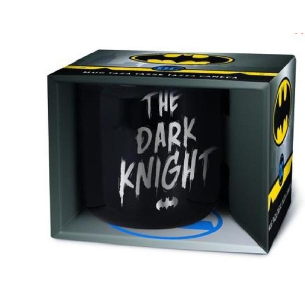 Stor DC: Batman The Dark Knight - Symbol Ceramic Breakfast Mug in Gift Box (400ml) (85569)