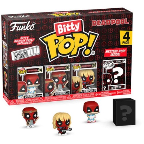 Funko Bitty Pop! 4-Pack: Deadpool - Sleepover Vinyl Figures