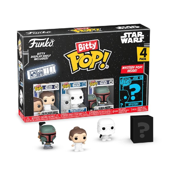 Funko Bitty Pop! 4-Pack Disney: Star Wars - Leia Vinyl Figures Funko Bitty Pop! 4-Pack Disney: Star Wars - Leia Vinyl Figures